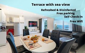 Frontière Monaco, Terrasse, Vue Mer, Parking - AB